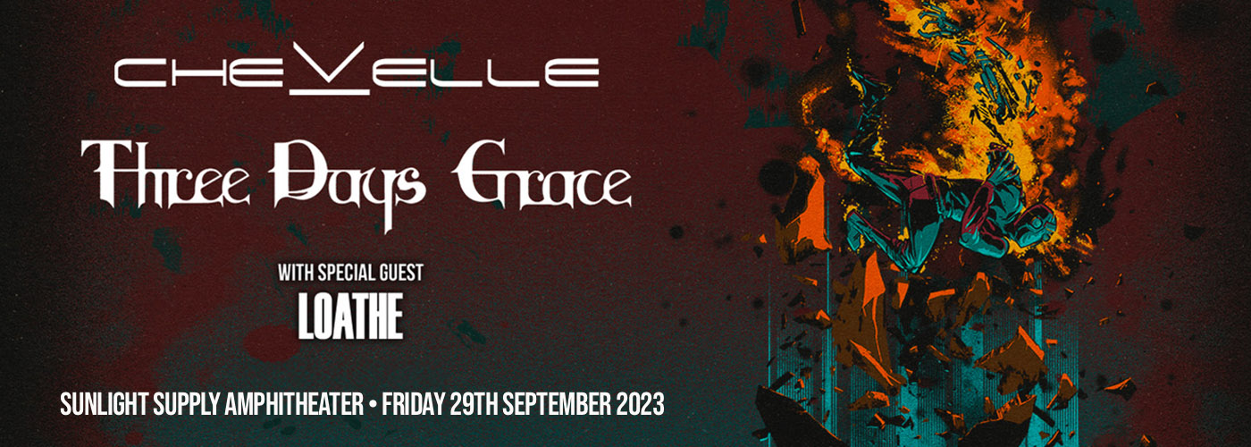 Chevelle & Three Days Grace Tickets 29th September RV Inn Style
