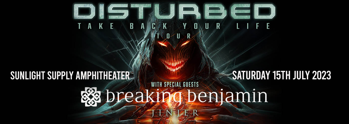 Disturbed, Breaking Benjamin & Jinjer Tickets 15th July RV Inn